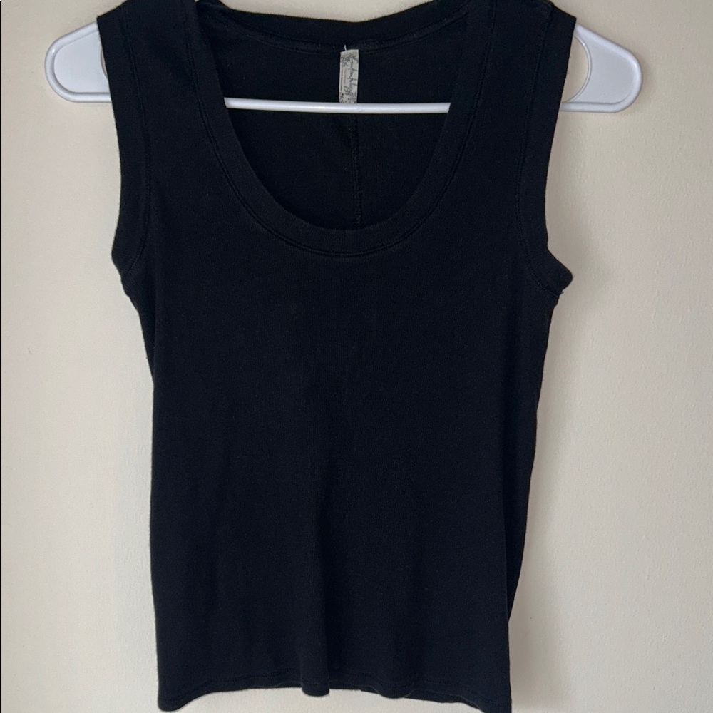 Intimately Free People Black Muscle Tank